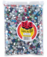 Assorted Round Rhinestones 1 lb - $59.76