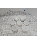Set 5 Vtg Anchor Hocking Fire King White Milk Glass Ramekins w/ 2 Soup B... - $54.69 CAD