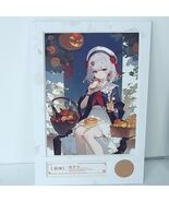 Noelle Picnic Premium Waifu Card Anime Girl Wall Art Oversized Board A5 - $19.34