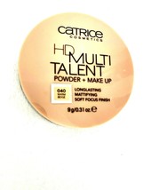 Catrice Cosmetics HD Multitalent Matte Powder &amp; Makeup 040 Warm Beige New - $9.89