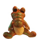 Kellytoy Sugar Loaf Summer Squad Gamer Orange Green Alligator Dragon Plush - £16.81 GBP