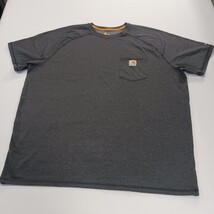 Carhartt Force Men's 2XL Gray T-Shirt Adult Pocket Tee Relaxed Fit 100410-026 image 11