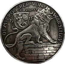 Medalla de fantasía conmemorativa del general Leopoldo - Batalla de Vars... - $13.23