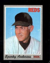 1970 Topps #181 Sparky Anderson Vgex Reds Manager Hof Nicely Centered - £8.58 GBP