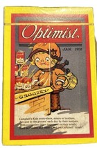 New Sealed Vintage Campbell&#39;s Kids Soup Optimist Playing Bridge Cards - £10.46 GBP