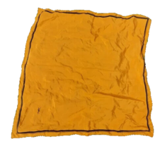 vintage authentic  scarves   Yves Saint Laurent Orange and Black - £38.77 GBP