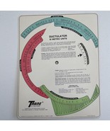 1976 Ductulator Duct Sizing Calculator Form D100-10176 Trane Air conditi... - £23.32 GBP