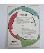 1976 Ductulator Duct Sizing Calculator Form D100-10176 Trane Air conditi... - $29.69