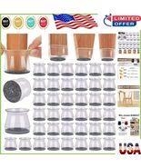 Clear Silicone Furniture Sliders - 40 PC Set for Easy Chair Foot Protection - $886.04 MXN