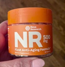 Reus Research NR 500mg First anti Aging Cell Booster 80 caps exp 11/24 - £33.00 GBP