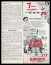1955 Eureka Super Roto-Matic Vintage Print Ad - $264.68 MXN