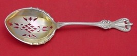 Old Colonial by Towle Sterling Silver Pea Spoon Gold Washed Fancy Pierced 8 7/8" - $24,034.56 MXN