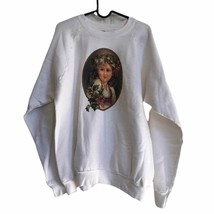 Vtg women’s Christmas angel sweatshirt - £23.51 GBP