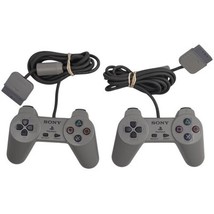 Sony Playstation 1 PS1 Controllers Lot of 2 SCPH-1080 OEM TESTED - $24.25 CAD