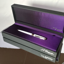 S.T. Dupont  Mini Olympio Pen | Light Violet Lacquer Clip + Crystal P/N:... - £258.34 GBP