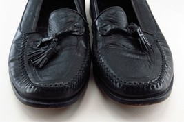 Johnston & Murphy Formal Loafer Black Leather Men Size 11 M - $39.19