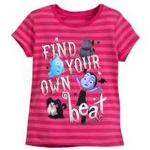 Disney Vampirina Striped T-Shirt for Girls Size XS 456216129507 Pink - £15.88 GBP+