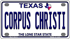 Corpus Christi Texas Novelty Mini Metal License Plate Tag - £11.70 GBP