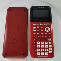 Texas Instruments TI-84 Plus CE Graphing Calculator Red Tested Works - $64.99