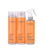 CADIVEU KIT BYE BYE FRIZZ SHAMPOO + CONDITIONER + GRADUAL SEALING - $148.39 CAD