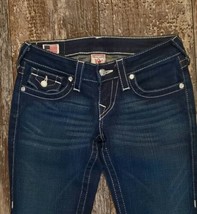 Kenneth Cole Men&#39;s Size 32 x 32 Straight Leg Denim Jeans Dark Wash Blue Stretch - £7.51 GBP