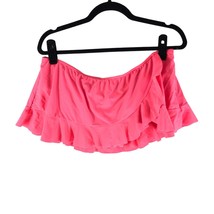 Collections by Catalina Bikini Bottom Skirted Ruffle Pink L - £4.73 GBP