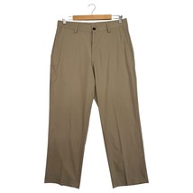 Adidas Pants Mens 32 Brown Tan Climalite Golf Chino Slacks Trousers Athl... - $21.77