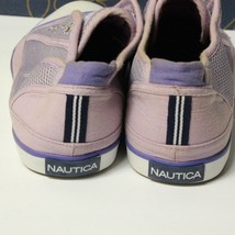 NAUTICA Womens Sz 7 Lanyard 3 Purple Slip-On Casual Shoes Sneakers - £11.95 GBP