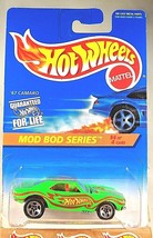 1996 Hot Wheels #399 Mod Bod Series 4/4 &#39;67 CAMARO Green Open Steering w/5 Spoke - £8.22 GBP