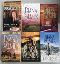 Lot of 6 By Diana Palmer Boss Man Diamond In The Rough Heart Of Ice Wyoming Lege - £13.44 GBP