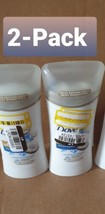 2-Pack Dove Ultimate Water Based + Glycerin Deodorant Coconut &amp; Sandalwo... - £13.39 GBP