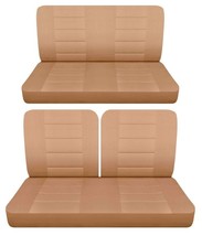 Fits 1941 Ford Deluxe two door sedan Front 50-50 top and solid Rear seat... - $159.49