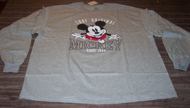 Walt Disney Mickey Mouse Since 1928 Long Sleeve T-Shirt Mens 2XL Xxl New w/ Tag - £19.77 GBP