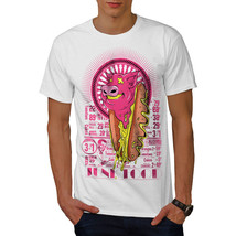 Wellcoda Hot Dog Junk Fashion Mens T-shirt, Flying Graphic Design Printed Tee - £14.84 GBP+