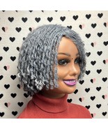 Short Faux Locs Wig Dreadlock Synthetic Braided Wigs For Black Women Sil... - $75.00