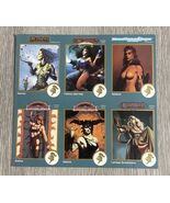 1993 ADVANCED DUNGEONS &amp; DRAGONS UNCUT PROMO 6-CARD RAVENLOFT GREY HAWK ... - €7,59 EUR