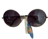 Round Circle Sunglasses John Lennon Style Classic Unisex Silver Frames O... - $8.46