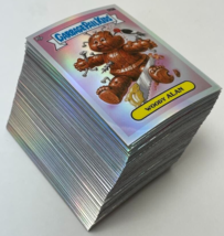 2021 Garbage Pail Kids Chrome Series 4 Complete Base Refractor 100-Card Set - £139.80 GBP