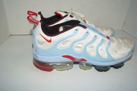 Nike Air Vapormax Plus Psychic Blue White Red Sneakers CW6974-100 Men&#39;s SZ 11.5 - £79.61 GBP