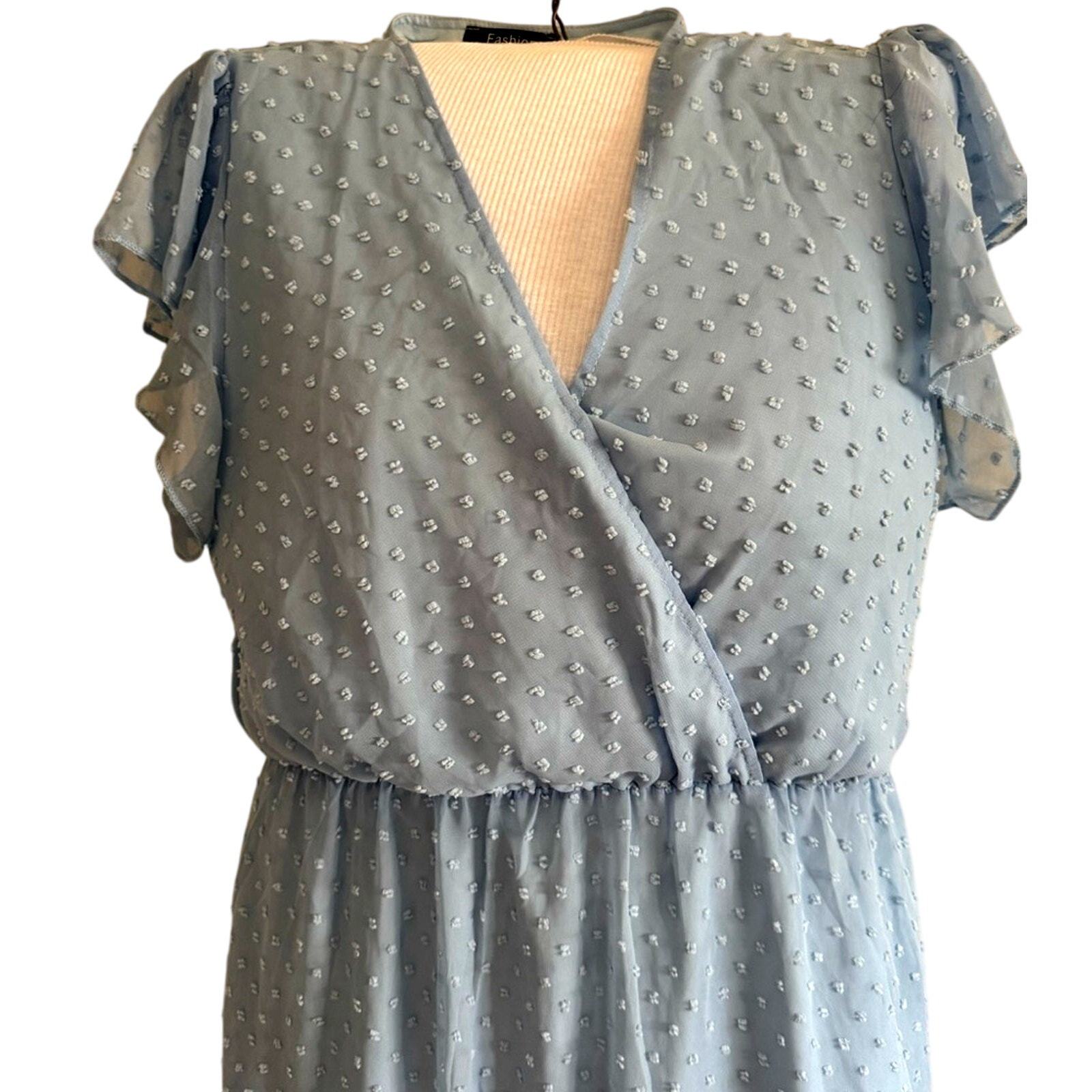 Vintage Elegant Blue Dress medium Item image 2