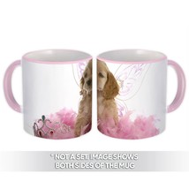 Cocker Spaniel : Gift Mug Pet Animal Puppy Dog Cute Fairy Wings Funny - £12.56 GBP