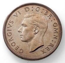 1937 Great Britain Florin (2 Shillings) Gem Proof Condition KM 855 - $150.46