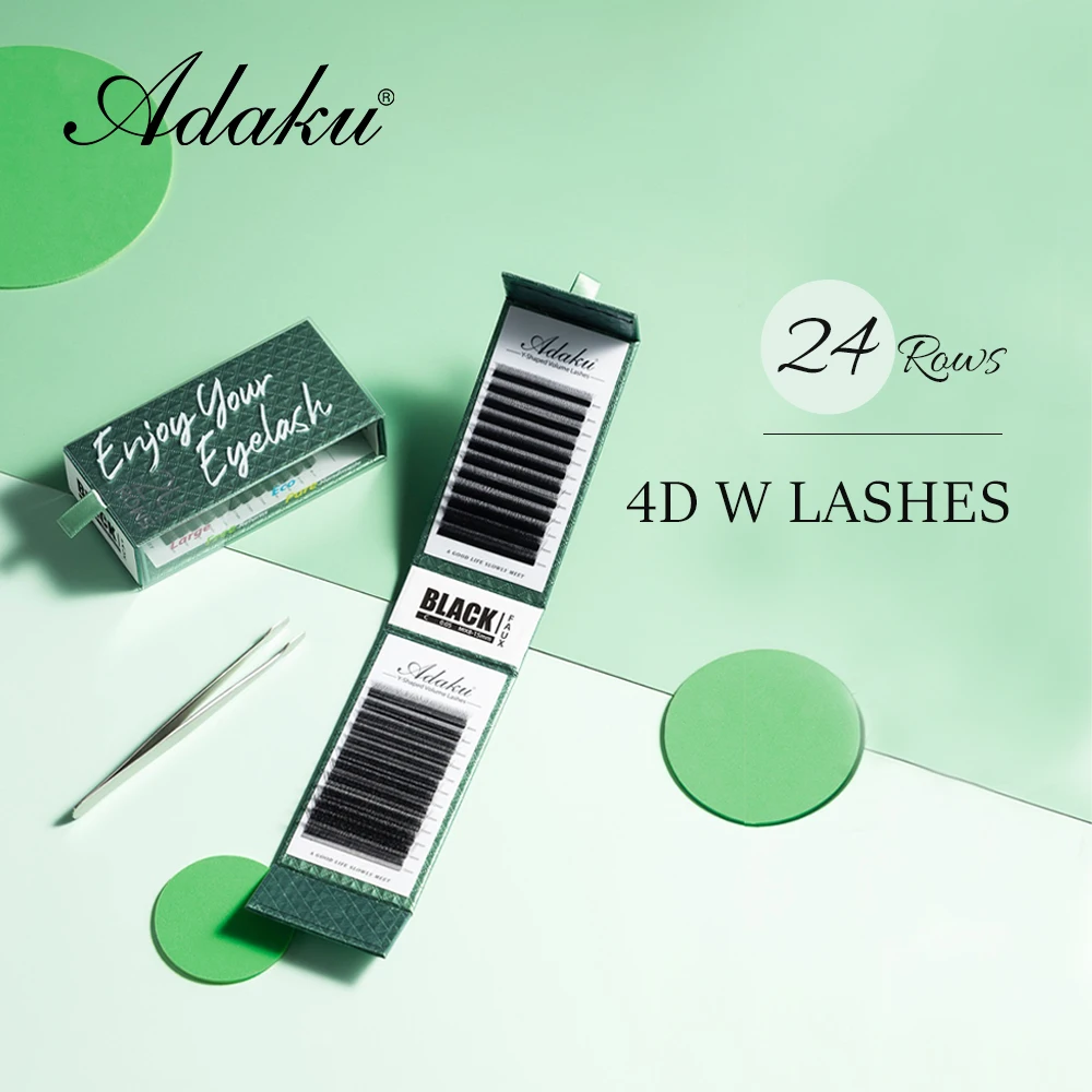 Ws 4d w shape eyelash extensions volume lashes makeup lash extension supplies big value thumb200