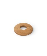 solid wood pipe covers OAK rosette radiator pipe collars low profile x 2 - $3.87