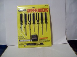 Vintage Stanley 90-181 SUPER DOERS 90-181 Screwdriver Set tape rule &amp; knife USA - £46.83 GBP