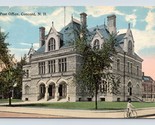 Ufficio Postale Costruzione Concord Nuovo Hampshire Nh Unp DB Cartolina I17 - $3.03