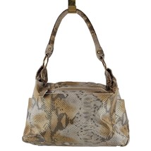 Joan Rivers Classics Shoulder Bag Handbag Purse Faux Alligator Zip Closure - £19.41 GBP