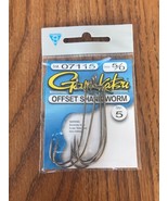 GAMAKATSU 07115  Worm Offset Brz 5/0, 5 Hooks Ships N 24h - $16.27 CAD