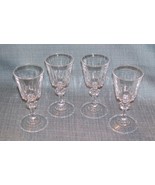 Princess House ESPRIT Cordial Crystal Blown Glasses- Set of 4 - $31.47 CAD