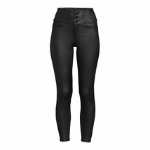 No Boundaries ~ Junior Size 13 ~ Hi-Rise ~ Skinny ~ Corset ~ Black Coated Pants - £20.92 GBP